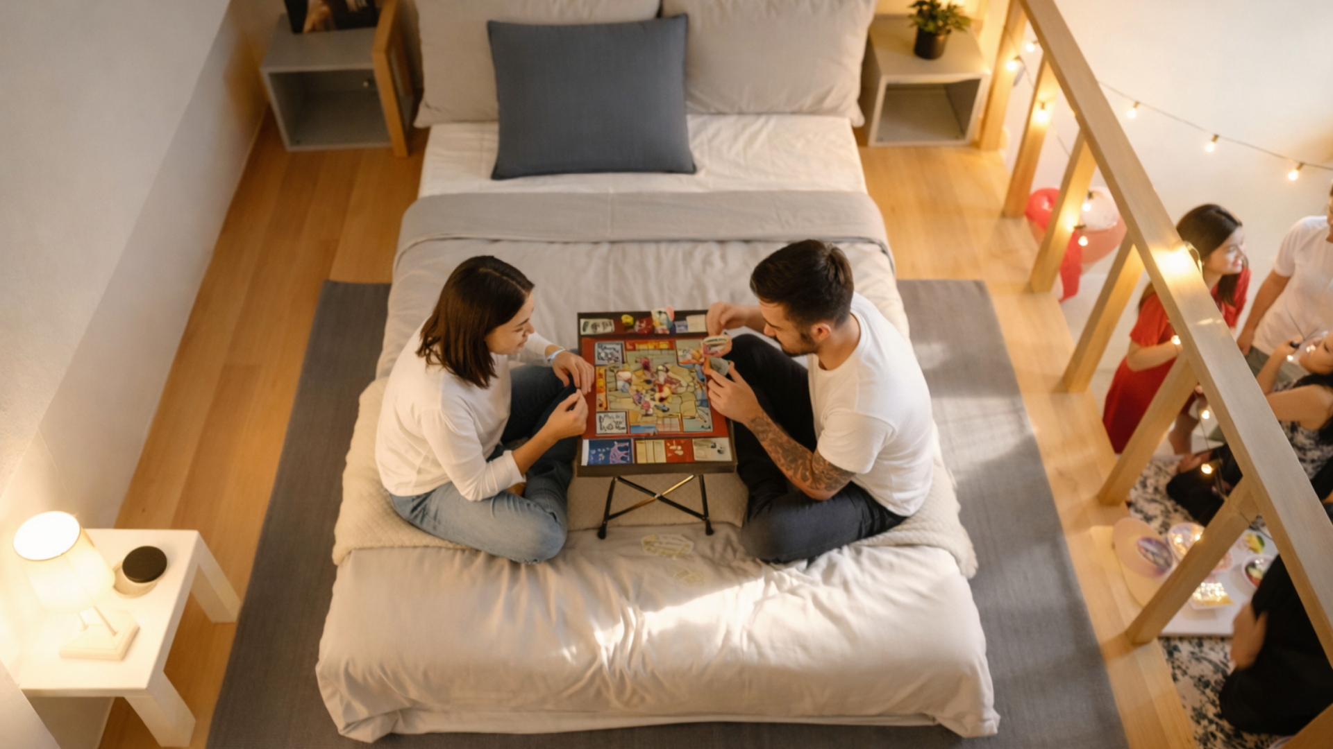 two couple living with add-loft technology condominiums