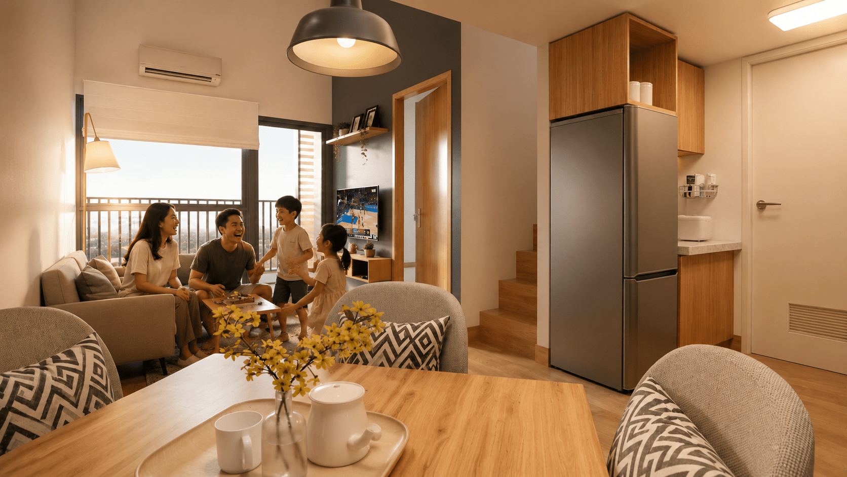 family-friendly condo